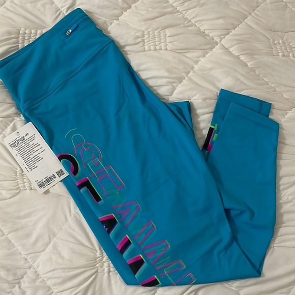 Lululemon Seawheeze Speed Wunder MR Tight 28” Turquoise Tide - Picture 2 of 9